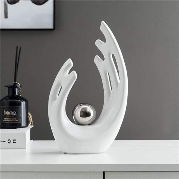 Modern Living Room Decor Art Ceramic Statues for Home Decor Accents Dining Table - Picture 3 of 5